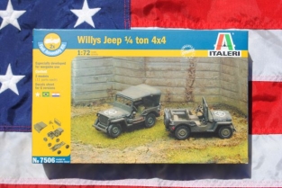 Italeri 7506  Willys Jeep 1/4 ton. 4X4 Truck